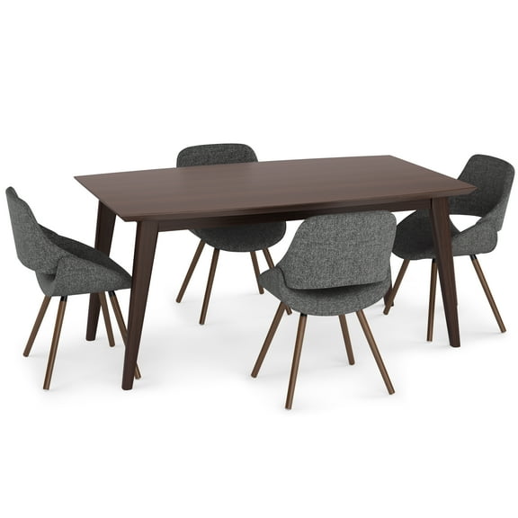 Simpli Home Malden / Draper 5-Piece Dining Set