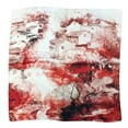 thumbnail image 4 of Wrapables® 100% Charmeuse Silk Square Scarf Neckerchief, Crimson Garden, 4 of 4