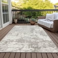 thumbnail image 6 of Addison Rugs Chantille Indoor/Outdoor Transitional Lattice Ivory Washable Rectangle Rug, 5' x 7'6", 6 of 6