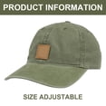 thumbnail image 2 of Gorra de lona para hombre, nueva gorra de lengua de pato de material lavado, gorra de béisbol deportiva con protección solar y parte superior suave e informal para hombre, 2 of 5