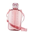thumbnail image 3 of Botella deportiva versátil de policarbonato de 750 ml, ligera y duradera, a prueba de fugas. Rosa, 3 of 9