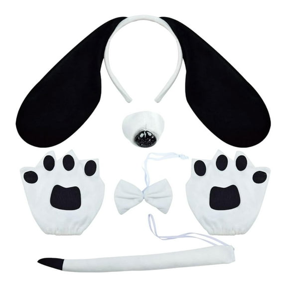 freneci s and Tail Faux with Claw Gloves for Halloween Masquerade Fancy Party No Skirt