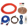 thumbnail image 1 of Car Audio Wiring Kit, Wear Resisting Flame Retardant Power  Installation Kit Anti Interference High Temperature Resistance  For Subwoofer For Speaker, 1 of 8