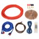 thumbnail image 1 of Kit De Cableado De Audio Para Automóvil, Kit De Instalación De Amplificador De Potencia, Antiinterferencias, Resistente Al Desgaste, Retardante De Llama, PVC Transparente 4GA ANGGREK Audio Amplifier Installation Kit, 1 of 8