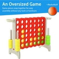 thumbnail image 3 of SDADI Giant 64 Inch 4-In-A-Row Game and Basketball Floor Game, Gray and Red, 3 of 7