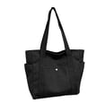 thumbnail image 1 of Bolso de hombro para mujer, moderno, para uso universitario, para viajes al aire libre, fiestas y vacaciones. Negro, 1 of 8