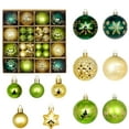 thumbnail image 2 of Christmas Decorations - 44PCS Glitter & Matte Christmas Balls Ornaments Shatterproof Christmas Tree Decorations Plastic Decorative Hanging Balls for Christmas Tree Holiday Wedding Party Home Decor, 2 of 3
