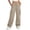K-Beige-women's pants, variant on Hfnxid Womens Cargo Pants Loose Fit Parachute Pants High Waist Casual Hiking Trousers Fall Vacation Travel Trouser Blue L