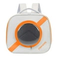 thumbnail image 3 of Bolsa para gatos Yuyangstore mochila transportadora Naranja con correa de hombro ajustable, 3 of 8