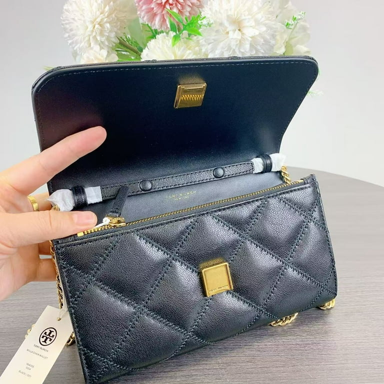 Tory Burch 164055 WILLA CHAIN WALLET IN BLACK - Walmart.com