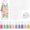 Light Color, variant on 301 Pcs DIY Bookmark Making Kit 150 Bookmark Laminating Pouches 5 Mil Hot Laminator Sleeves with 150 Tassels and Puncher Fit Most Pouch Laminating Machines (Dark Color,2.36 x 6.3 Inches)