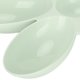 thumbnail image 3 of Cat Bowls FoodGrade Flower Petals Shaped 6 Grids Pet Feeding Bowl for Food and Water(Green ), 3 of 4