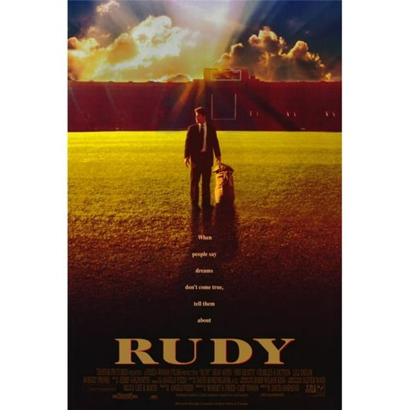 Pop Culture Graphics MOVGF8157 Rudy Movie Poster Print, 27 x 40
