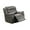 Gray, variant on Fabric Manual Recliner Chair with Pillow Top Arms Gray
