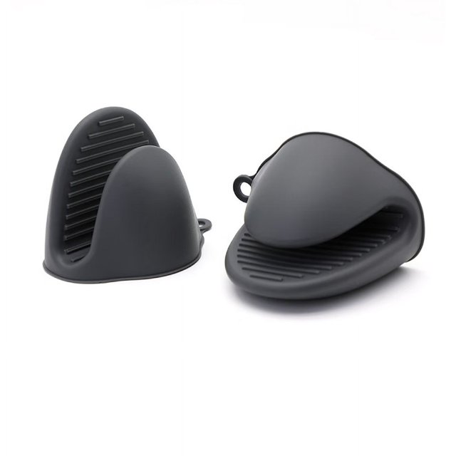 3 pares de guantes de horno y agarraderas para ollas, guantes de cocina, guantes de horno anticalientes de silicona resistentes al calor y antideslizantes, adecuados para asar y cocinar