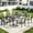 Black Table + Beige Stool, variant on 7 Piece Patio Dining Set, Outdoor Furniture Set with 55" Rectangular Iron Table & 6 Textilene Chairs, For All Weather Suitable for Backyard, Garden, Poolside