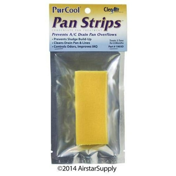 Case of (6) ClenAir DYJP Condensate Pan Strips # 1903D, Treats up to 3 Tons