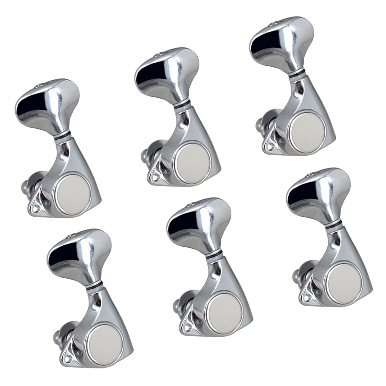 QccHieUs 6 Pieces Guitar String Tuning Pegs Tuners Set 1: Install Lightweight Replacement