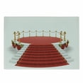 thumbnail image 1 of Theatre Cutting Board, Simplistic Design Round Stage with Stairs Concert on Plain Background Print, Decorative Tempered Glass Cutting and Serving Board, in 3 Sizes, by Ambesonne, 1 of 2