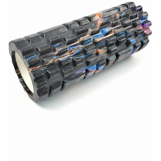 Rouleau en Mousse EVA pour Jambes Arrière Densité Moyenne Masseur de Tissus Profonds pour Récupération Musculaire et Libération des Points de Déclenchement Myofasciaux Soulage les Muscles Tendus et Endoloris Améliore la Mobilité