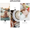 thumbnail image 4 of 100pcs Flocking Triangle Nose Cartoon Nose Doll Making Accessory Bear Doll Nose, 4 of 6