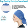 thumbnail image 5 of iHPH7 Nurse Hats for Women Scrub Cap Nurse Head Cap Nursing Cap Nurse Hat, Dark Blue One Size, 5 of 6