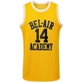 thumbnail image 1 of Version de Will Smith 14e Maillot de Basketball Noir, Jaune et Vert en Maille, 1 of 7