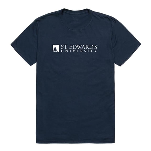 W Republic St. Edwards University Hilltoppers Institutional T-Shirt, Navy - Medium
