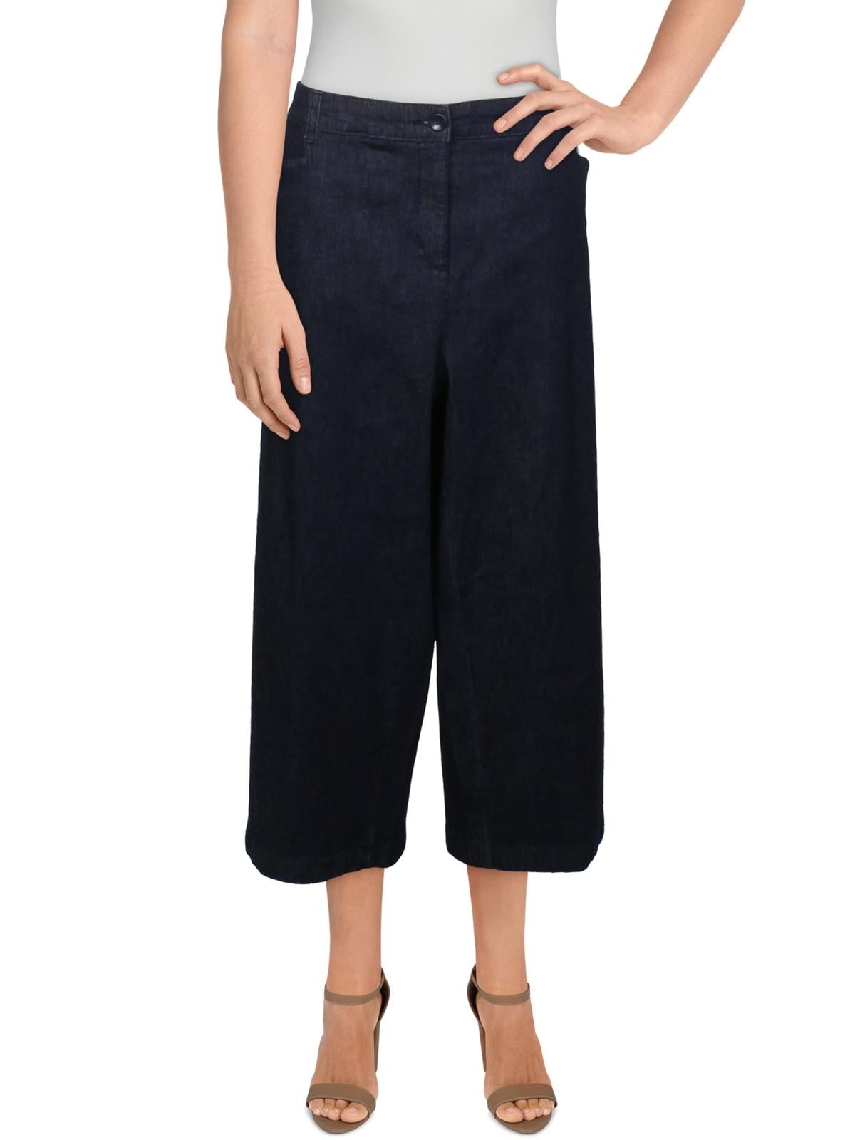 Karen Scott Women's Denim Capri Pants Blue Size 24W