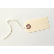 MACO Manila Strung Shipping Tags, 1, 2-3/4" x 1-3/8", w Reinforced Eyelet - Pack of 250