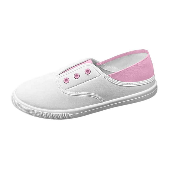 Comfortable Walking Shoes for Women with Arch Support Everyday Casual Women's Casual On Shoes Comfortable Flat Breathable Fabric Loafers For Daily Wear Lightweight Walking Sneakers