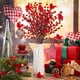 thumbnail image 5 of 12-48 piezas de mini cardenal navideño con clip, adorno para árbol de Navidad, mini pájaros falsos de plumas rojas para la decoración artística de la corona de la mesa del hogar, 5 of 5