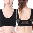 thumbnail image 2 of 3-Pack Women's Plus-size Seamless Underwear, Breathable Yoga Underwear, Wireless Strap Pads, Push-up Underwear with Removable Pads, 2 of 9