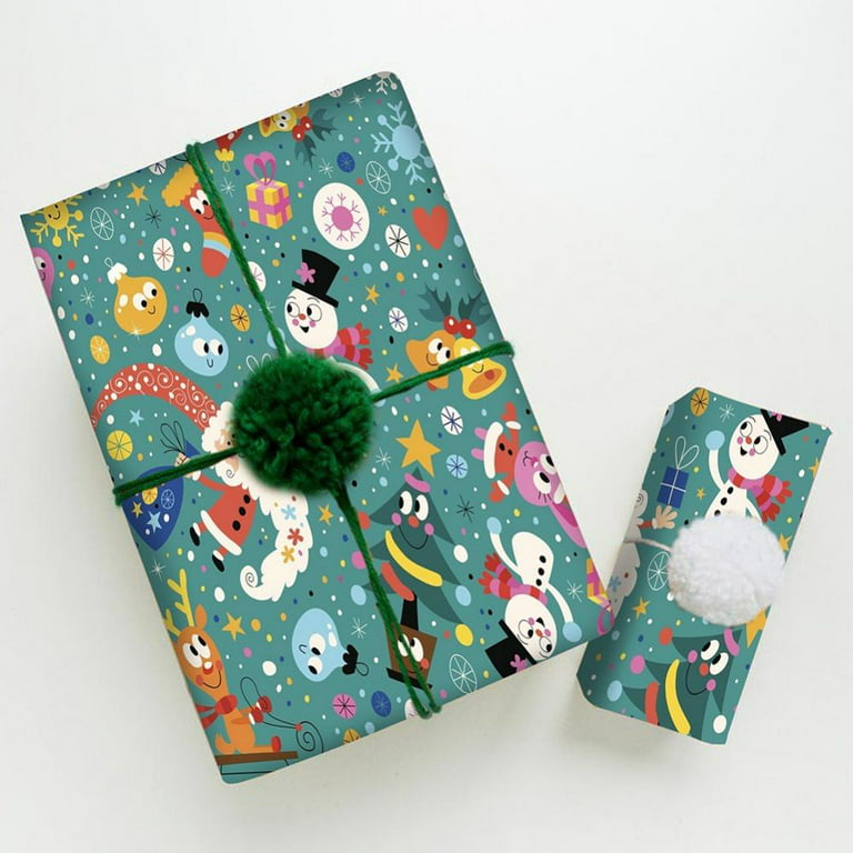 Colourful Wrapping Paper Sheets 50cm X 70cm, Premium Gift Wrapping for  Christmas, Birthday or Anniversary 