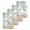 Blue White, variant on Easter Kitchen Dish Towels for Drying Dishes Set of 2, Spring Watercolor Bunny Eggs Wood Grain Teal Blue Waffle Weave Microfiber Hand Tea Bathroom Towels Quick Dry & Absorbent Towel 12x12