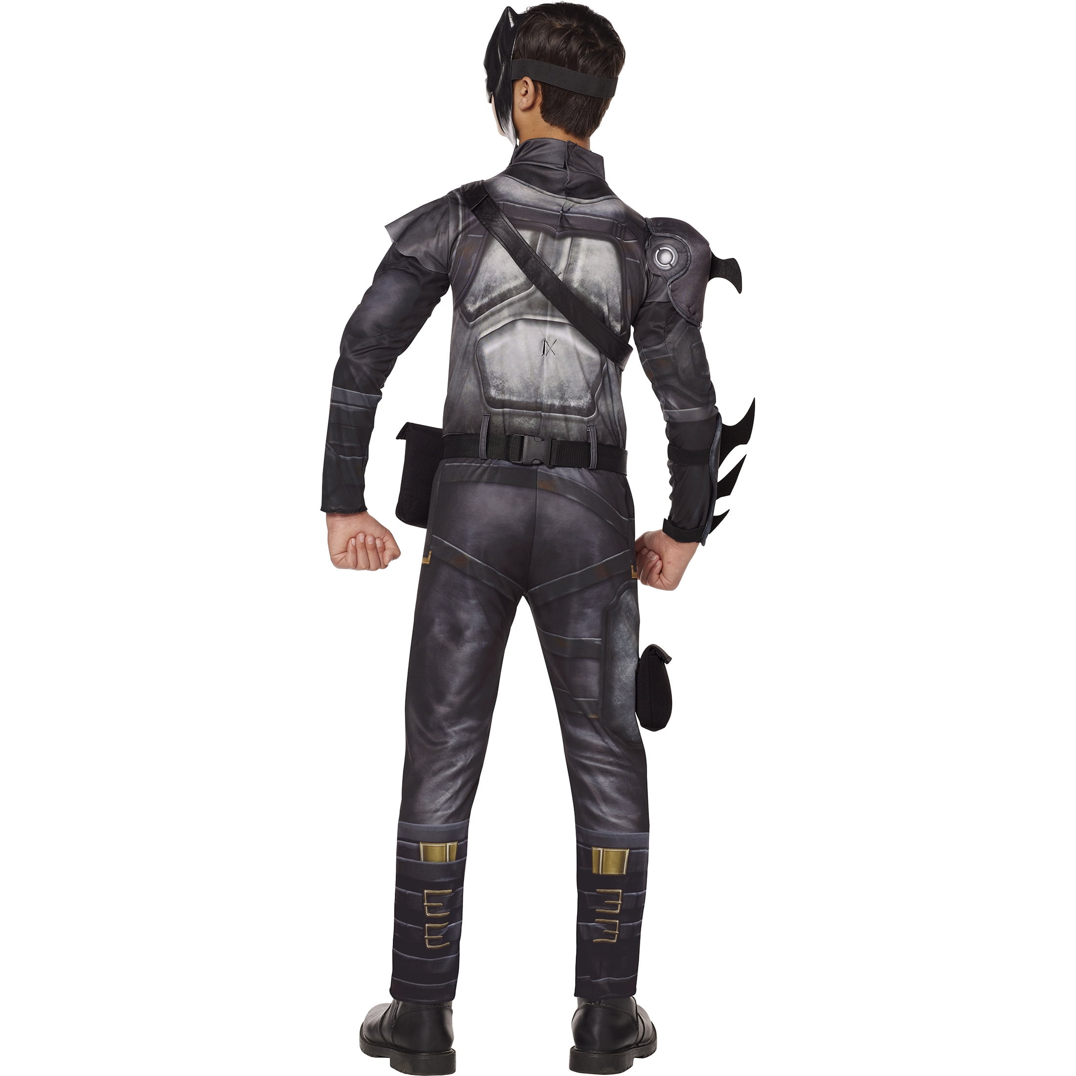 InSpirit Designs Fortnite Batman Zero Halloween Fantasy Costume Male, Teen 14-17, Black