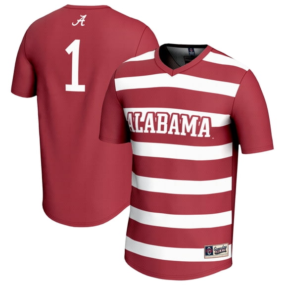 Youth GameDay Greats #1 Crimson Alabama Crimson Tide Lightweight Soccer Fashion Jersey