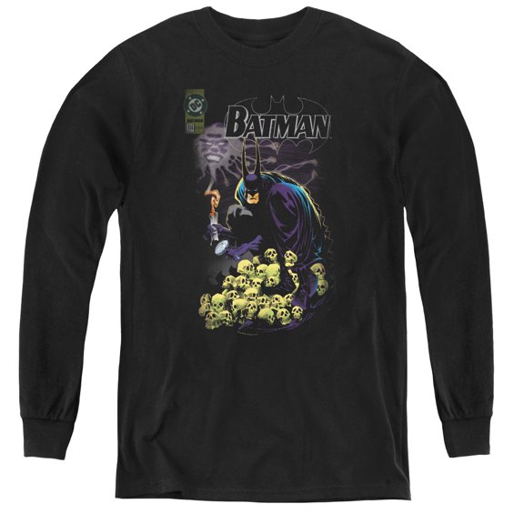 Batman - Cover #516 - Youth Long Sleeve Shirt - Large