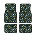 thumbnail image 2 of Uemuo Car Floor Mats - Dinosaur Pattern Carpet Floor Mats for Cars, Auto Accessories Front & Rear Car Floor Foot Mat Sets of 4 Pieces, 2 of 6