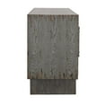 thumbnail image 4 of Treasure Trove Cannon 4-Door Wood Credenza in Textured Gray/Cream/Blue, 4 of 7