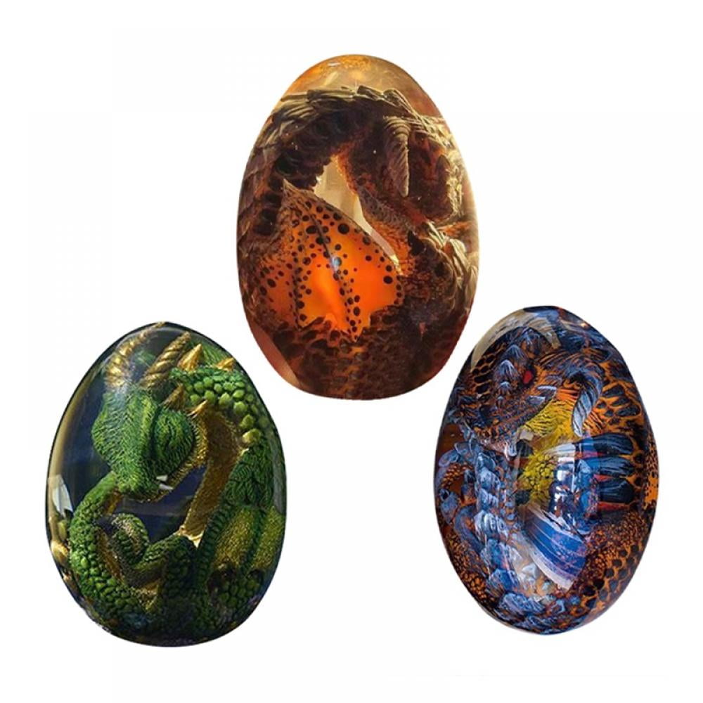 Lava Dragon Eggs,Crystal Transparent Dragon Egg Resin,Handmade
