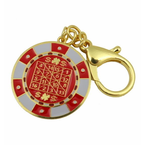 Feng Shui Winning Chip Talisman Amulet Keychain