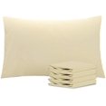 thumbnail image 1 of NTBAY Juego de 4 fundas de almohada Queen 100% microfibra cepillada de 1800 hilos, súper suaves y acogedoras, resistentes a las arrugas, la decoloración y las manchas con cierre de sobre, fundas de al, 1 of 4