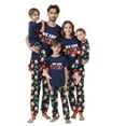 thumbnail image 2 of Family Matching Christmas Pajamas Set Matching Christmas Pajamas Set for Family Holiday Photos Long Sleeve 2 Piece Sleepwear Homewear PJs with Fun Print My Items, 2 of 9