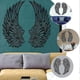 thumbnail image 3 of Metal Angel Wing Wall Decor with Iron Material 1Pair for Wall Use, 3 of 4