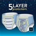 thumbnail image 3 of Goodnites Overnight Underwear for Boys, L (68-95 lb.), 58 Ct, 3 of 12