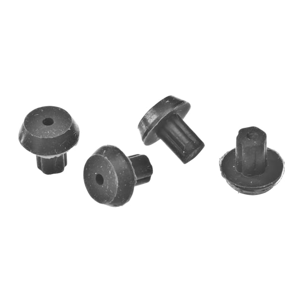 Bosch 00413552 Kit de almohadillas de goma para rejilla de quemador, negro