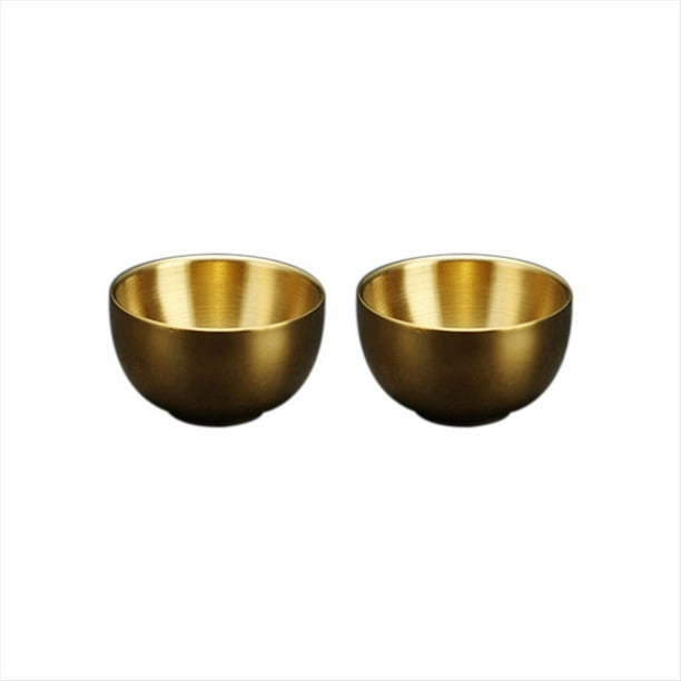 de Sake de Acero Inoxidable de 45 Ml Mini de Vino de Doble Capa para Tazas de Agua de Té Vajilla de Cocina de Estilo Industrial,A