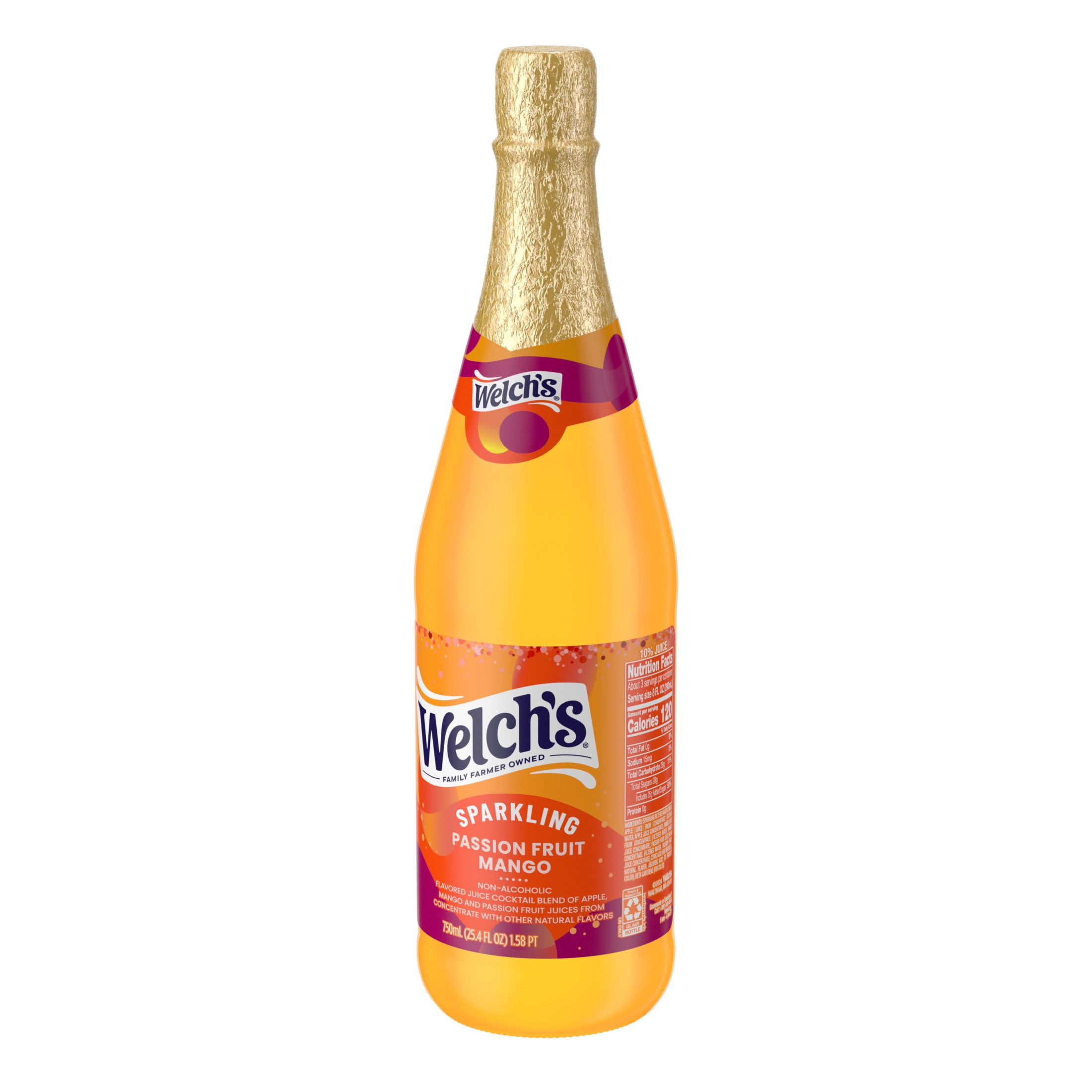 Welch's Passion Fruit Mango Cocktail, 25.4 oz Bottle