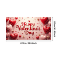 thumbnail image 3 of LUUFILx Valentine's Day Banner Backdrop Romantic Decorations Heart Design Wedding Party Photo Background Celebration Event Decor Supplies, 3 of 8